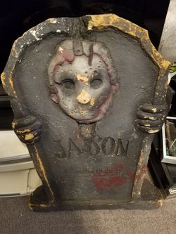 JASON VOORHEES HEADSTONE