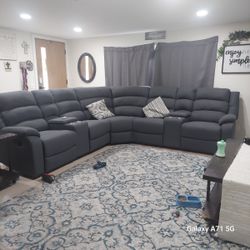 Sectional W Recliners