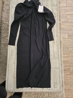 Black Turtle Neck Sweater Dress