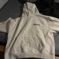 Essentials Hoodie Light Oatmeal Size XL