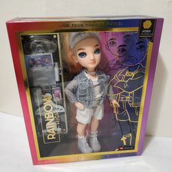 Rainbow High Aidan Russel Fashion Doll Grey Hair and Blue Eyes
