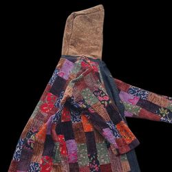 Hand made sashiko chore coat