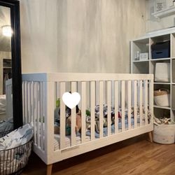 Delta Convertible Crib For Sale - Mattress Included! 