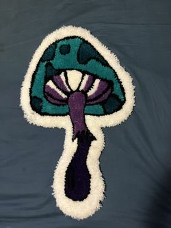 Custom Magic Mushroom Rug