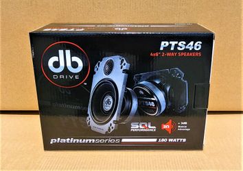DB Drive Motorcycle Car Truck ATV Loudspeakers 4x6" 2-Way Coaxial System 180 Watts PTS46 🚨 Payment Options Available 🚨 No Credit Needed 🚨