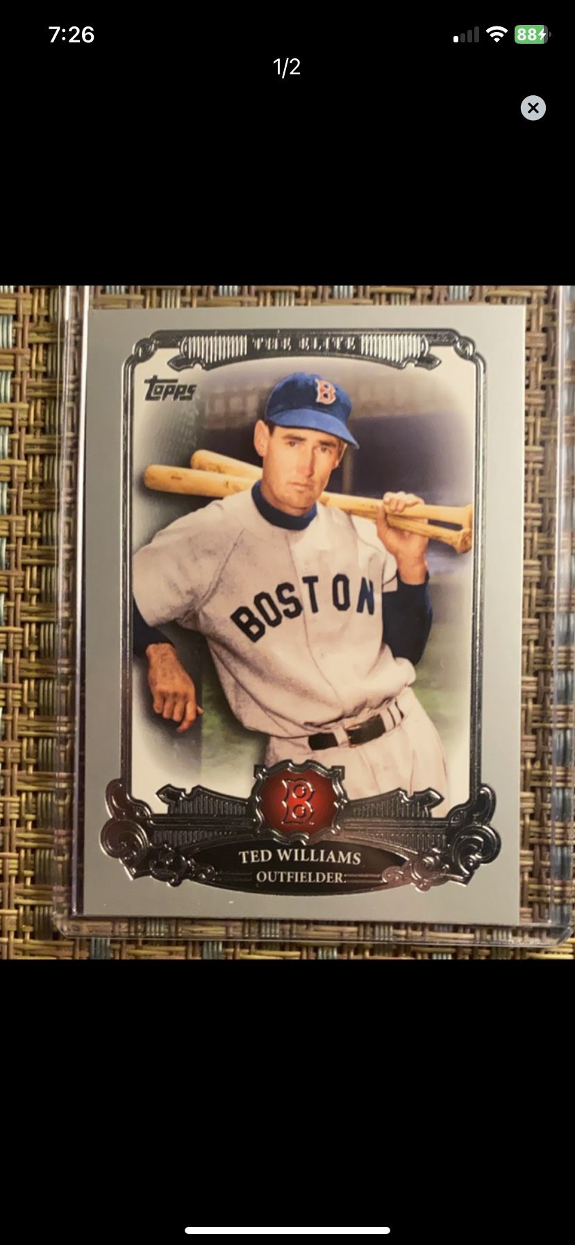 2013 Topps: The Elite Ted Williams