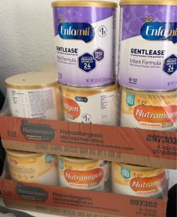 Enfamil Gentlease & Nutramigen Infant Formula Bundle