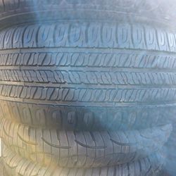 Pair 235/55/17 Goodyear Wrangler 