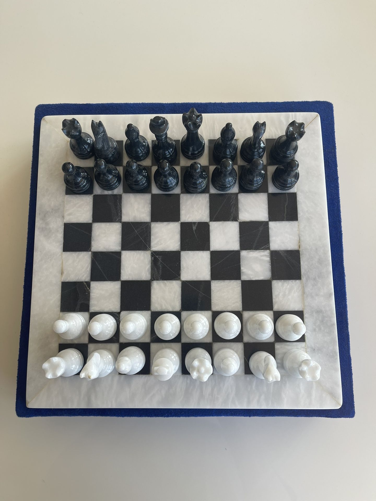 Chess Set & Board (All Marble)