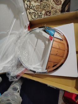 36" x 20" Chrome mirror