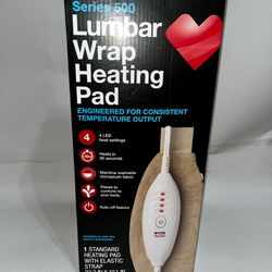 CVS Health Series 500 Lumbar Wrap Heating Pad 23.2 IN X 10.1IN