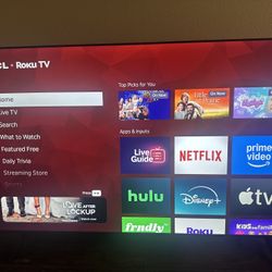 TCL 75inc Smart Tv