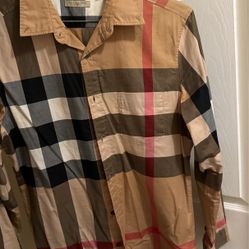 Authentic Burberry Button Up 