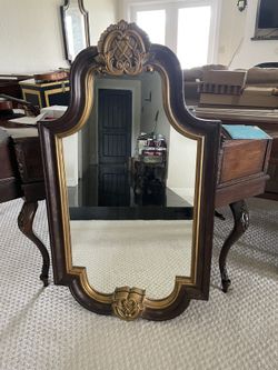 Pair of Vintage Baroque Style Mirrors