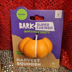 Pumpkin Shaped Dog Treat Dispenser. New.