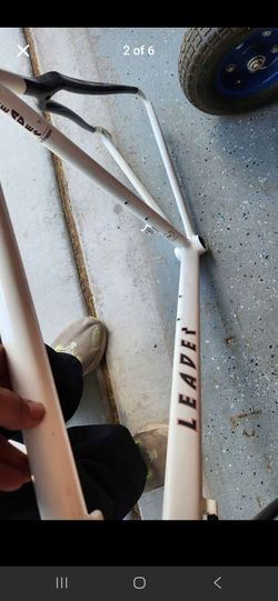 Leader Bike Frame White