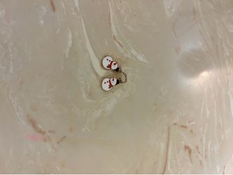 Snowman Christmas Earrings