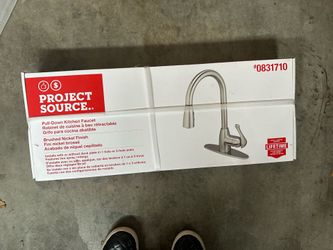 New Project Source Pull-Down Kitchen Faucet – Brushed Nickel