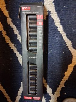 ICON 13-Piece 3/8" Drive Metric Impact Socket Set