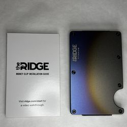 Ridge Wallet - Burnt Titanium 
