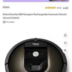 iRobot Roomba Vacuum Cleaner 