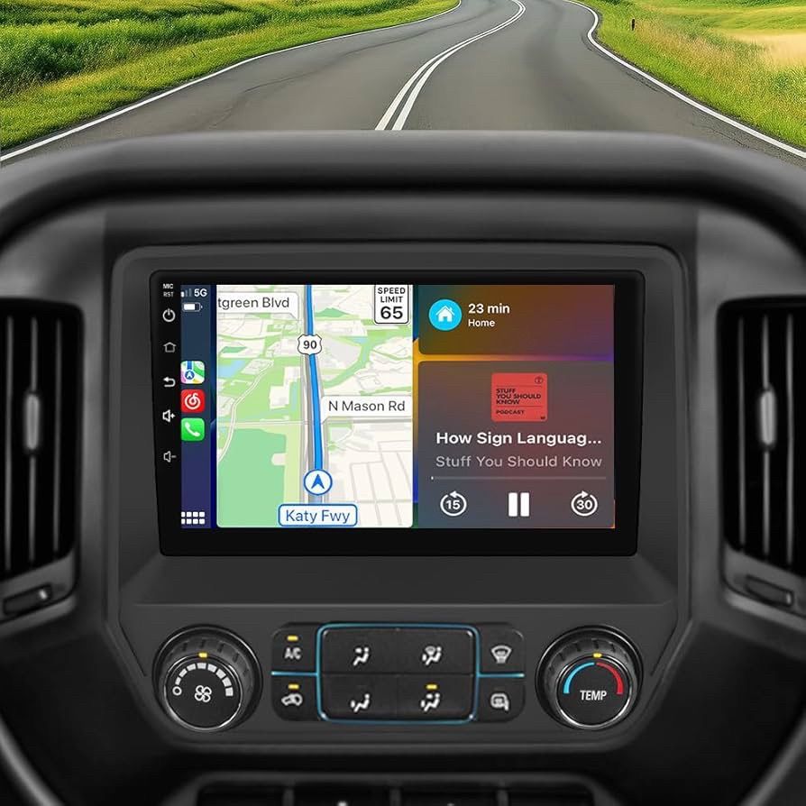 AWESAFE Android 13 Car Radio Stereo for Chevy Silverado GMC Sierra 2014-2018 10 Inch Touch Screen Support Carplay Android Auto