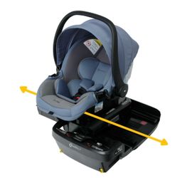 Infant Car Seat Safety 1st Slide Featuring SafetySlide Base, Dusty Slate BRAND NEW IN BOX