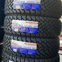 LT235/75/15 New Tires Set Of 4 Atlander Installed And Balanced Set De 4 Llantas Nuevas Instaladas Y Balanceadas 