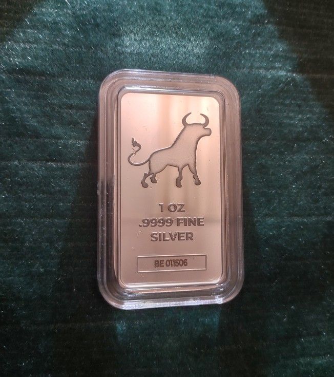 1 Oz Silver Bar .9999+ Fine #011506