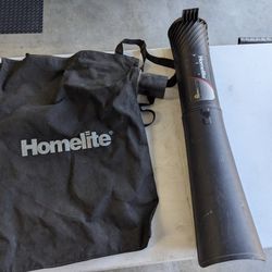 FREE - Electric Leaf Blower/Vacuum Bag and Pickup tube