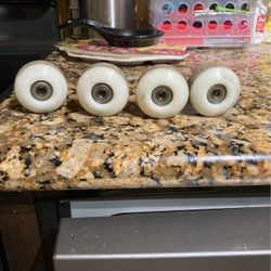 Blank skateboard wheels rush bearings abec 5