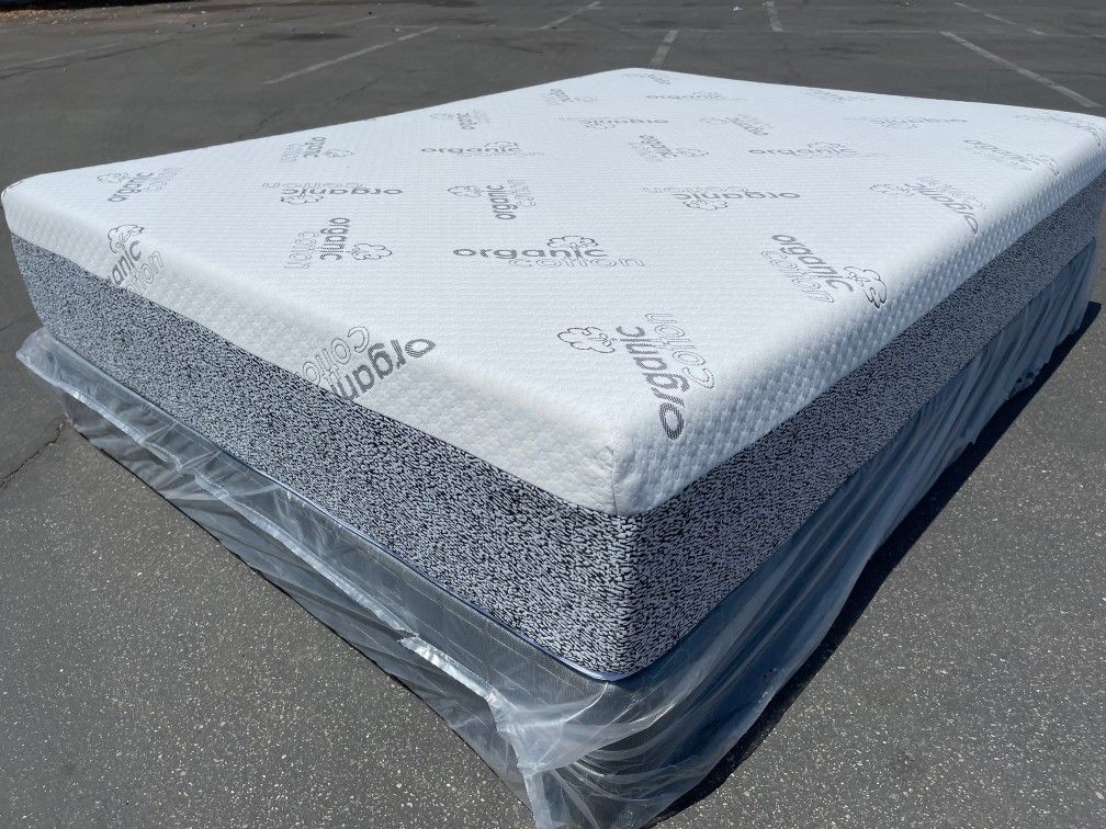 Queen Cooling Gel Hybrid Memory Foam Mattress!