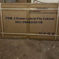 2 Drawer File Cabinet  