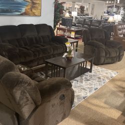 Sofa, Loveseat, And Recliner 
