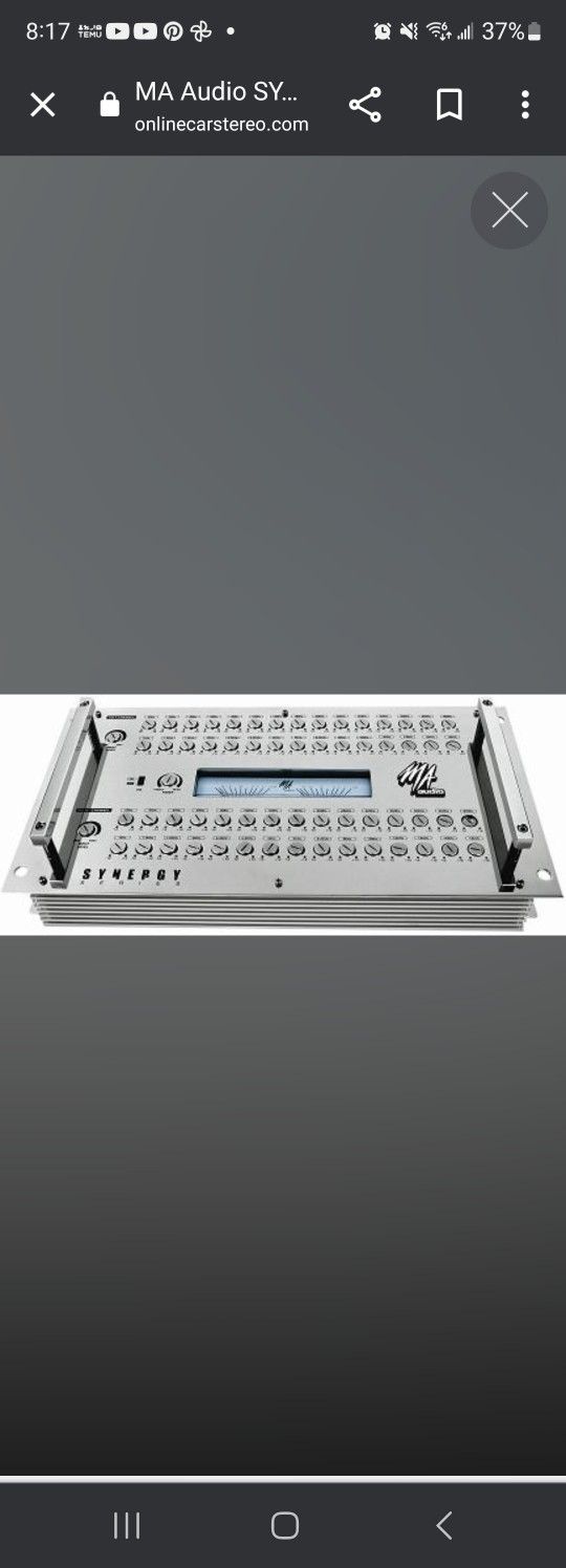 Ma Audio 2 Way 30 Band Eq Rare