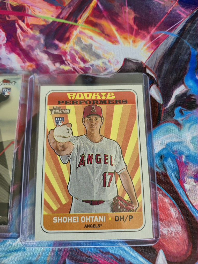 Topps HERITAGE Shohei Ohtani Rookie Card, Rookie Performers