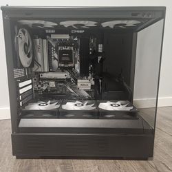 Asrock B650m Pro Rs Wifi + Super Flower 1000w Power Supply + Zalman P10 Matx Case With 7 Fans