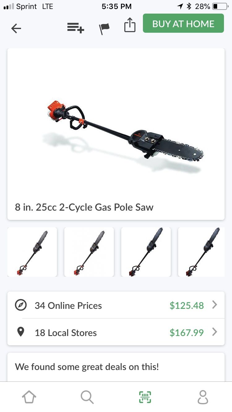 Remington 8 in. 25 cc 2 Cycle Gas Pole Saw BRAND NEW