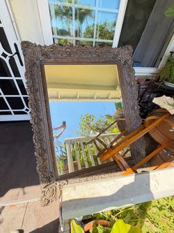 Large Ornate Framed Mirror