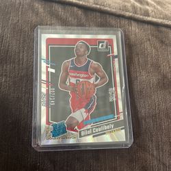 23-24 Donruss Bilal Coulibaly Rc Rated Rookie Holo Laser 045/149 Wizards