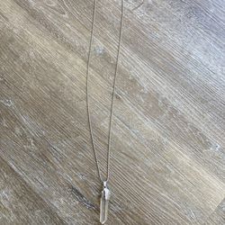 Faux Crystal Necklace