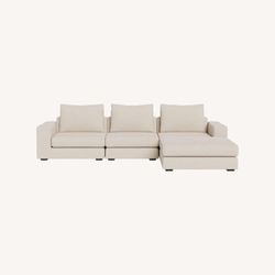 Modani Furniture Braxton 4 Piece Modular Cloud Sofa