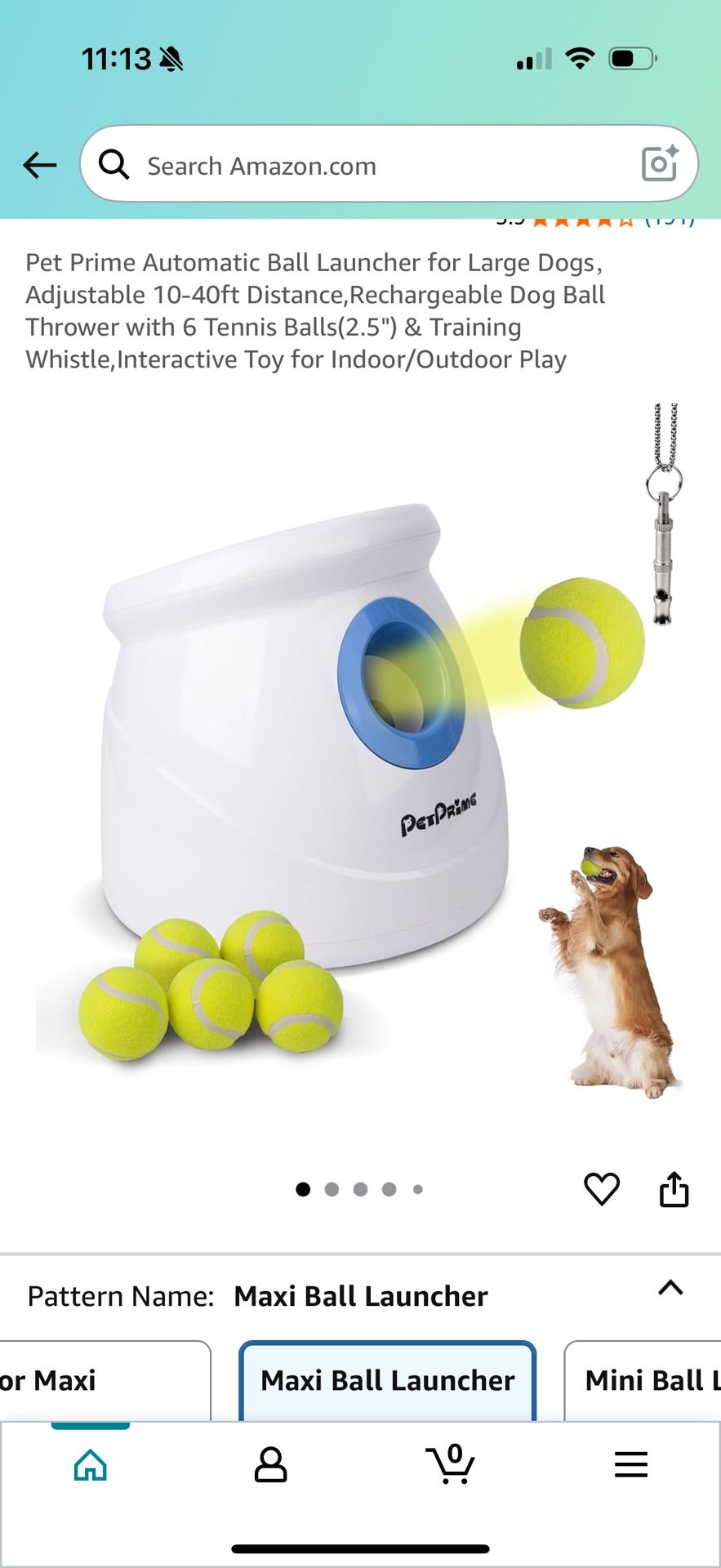 Dog Ball Launcher And Whistle