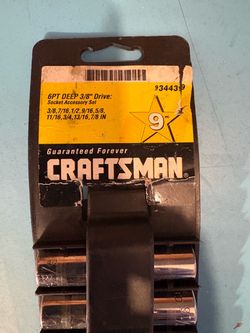 Craftsman 9-Piece 3/8" Deep Socket Set