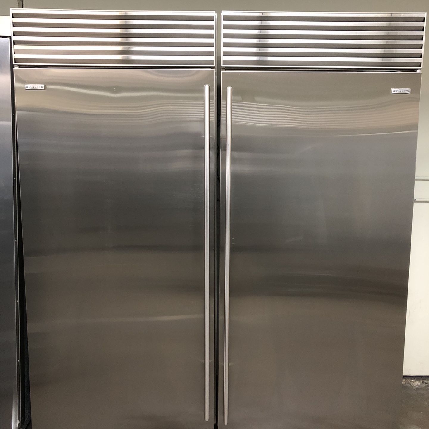 Sub Zero 72” All Refrigerator Side By Side Built In Refrigerator Set 
