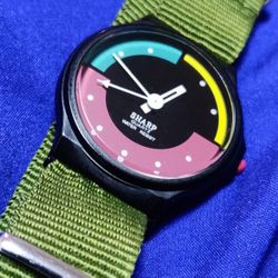 Sharp Vintage Retro Classic Unisex Watch New battery fully working