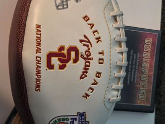 2004 National Champions USC Football, Back to Back, Beautiful Condition, Go USC