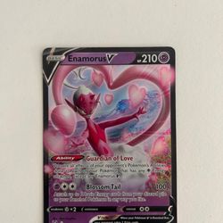 Valentines Pokemon Card - Enamorus V
