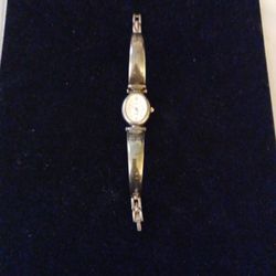 Sterling Silver Elgin Watch 