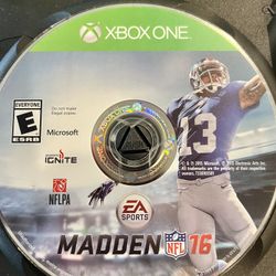 Madden 16 Disc for XBOX ONE